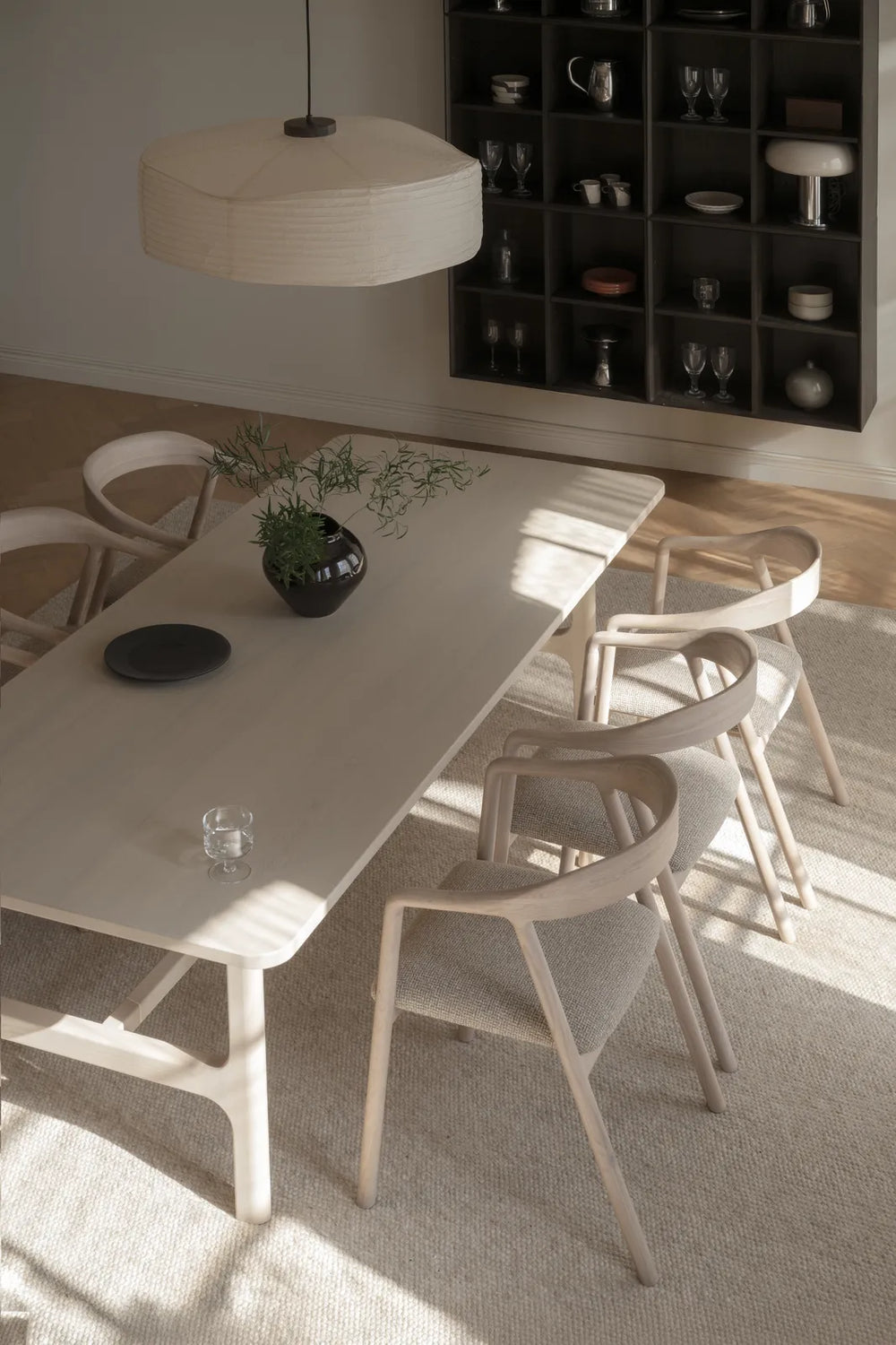 Table de salle à manger DRISCOLL en chêne, 240x100x75 cm