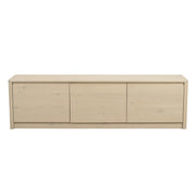 MELSTONE Sideboard aus Eiche Weiß pigmentiert 40x180x50cm - ZEN ZONE Furniture