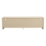 Buffet MELSTONE en chêne pigmenté blanc 40x180x50cm