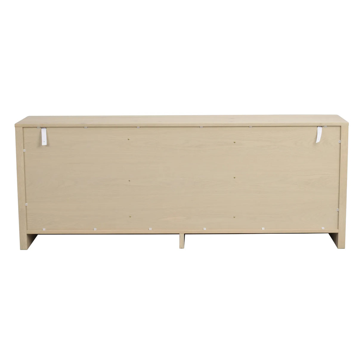 Buffet MELSTONE en chêne pigmenté blanc 40x180x70cm