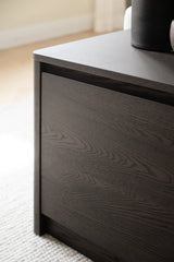 Buffet MELSTONE en chêne brun 40x180x50cm