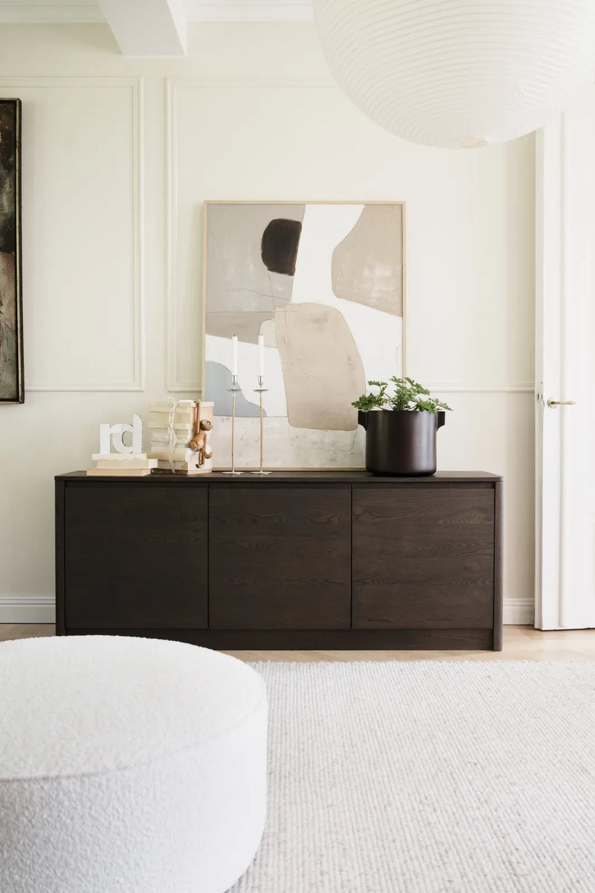 MELSTONE Sideboard aus Eiche Braun 40x180x70cm - ZEN ZONE Furniture