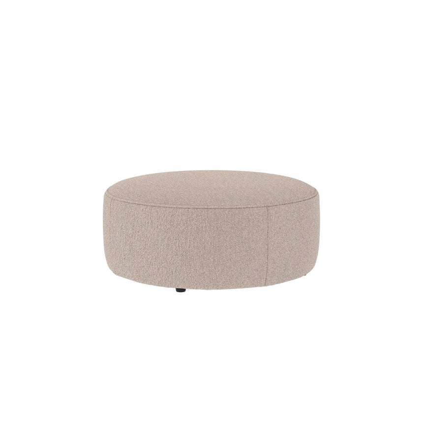 JOPLIN Fußhocker Hellbeige 90x90x37cm - ZEN ZONE Furniture