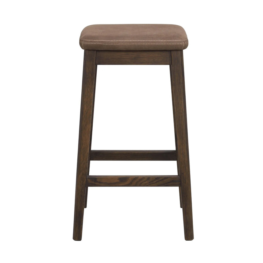 LIVERMORE Hocker aus Eiche Braun 40x40x68cm - ZEN ZONE Furniture