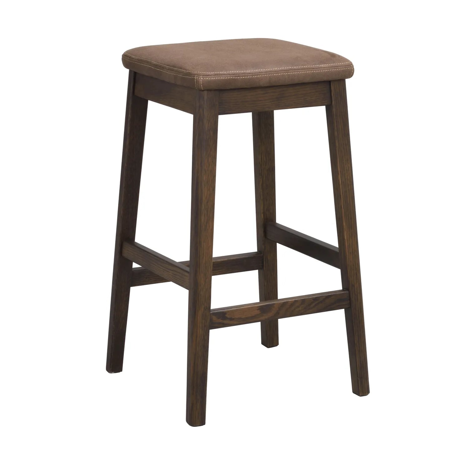 LIVERMORE Hocker aus Eiche Braun 40x40x68cm - ZEN ZONE Furniture