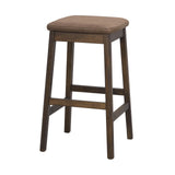 LIVERMORE Hocker aus Eiche Braun 40x40x68cm