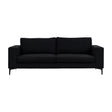Bolero Sofa - 3-Sitzer - Schwarzer Stoff - Schwarze Beine - ZEN ZONE Furniture