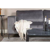 Bolero Sofa - 3-Sitzer - Dunkelgrauer Samt - Schwarze Beine - ZEN ZONE Furniture