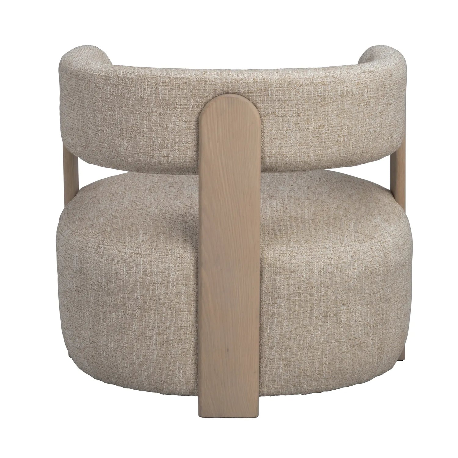 JENISON Loungesessel aus Eiche und Stoff in verschiedenen Farben, 74x74x69 cm - ZEN ZONE Furniture