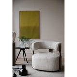 JENISON Loungesessel aus Eiche und Stoff in verschiedenen Farben, 74x74x69 cm - ZEN ZONE Furniture