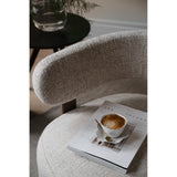 JENISON Loungesessel aus Eiche und Stoff in verschiedenen Farben, 74x74x69 cm - ZEN ZONE Furniture