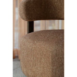 JENISON Loungesessel aus Eiche und Stoff in verschiedenen Farben, 74x74x69 cm - ZEN ZONE Furniture