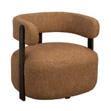 JENISON Loungesessel aus Eiche und Stoff in verschiedenen Farben, 74x74x69 cm - ZEN ZONE Furniture