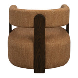 JENISON Loungesessel aus Eiche und Stoff in verschiedenen Farben, 74x74x69 cm - ZEN ZONE Furniture