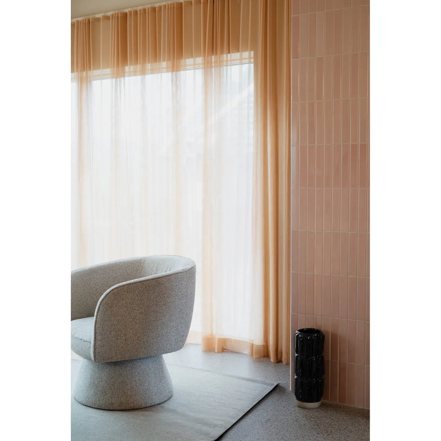 SHOREHAM Sofasessel, drehbar, aus Stoff in Hellbeige - ZEN ZONE Furniture