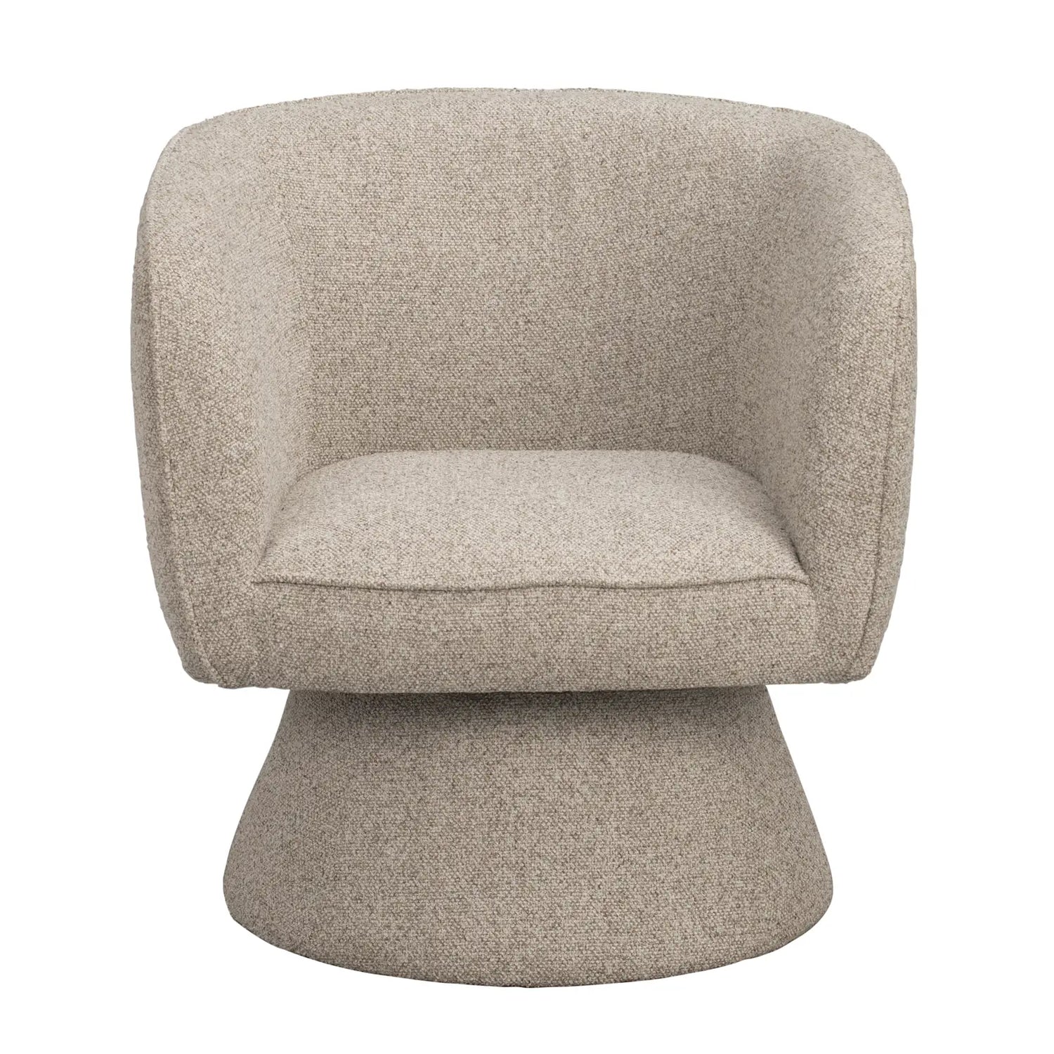 SHOREHAM Sofasessel, drehbar, aus Stoff in Hellbeige - ZEN ZONE Furniture
