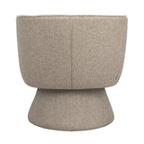 SHOREHAM Sofasessel, drehbar, aus Stoff in Hellbeige - ZEN ZONE Furniture