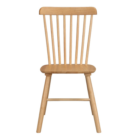 Essstuhl FOXFORD aus massivem Gummibaumholz - ZEN ZONE Furniture