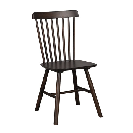 Essstuhl FOXFORD aus massivem Gummibaumholz - ZEN ZONE Furniture