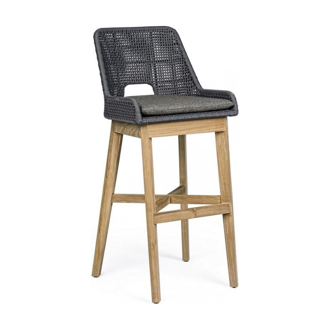 Outdoor Barhocker Hesperia mit Kissen Slate - ZEN ZONE