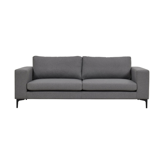 Bolero Sofa - 3-Sitzer - Grauer Stoff - Schwarze Beine - ZEN ZONE Furniture