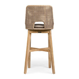 Outdoor Barhocker Hesperia mit Kissen Taupe - ZEN ZONE