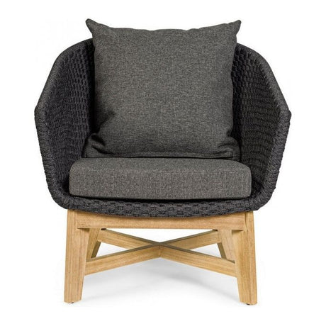 Outdoor Sessel Coachella mit Kissen Anthrazit - ZEN ZONE
