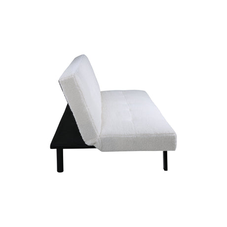 Bodil Sofabett - Schwarz / weiß Teddy - ZEN ZONE Furniture