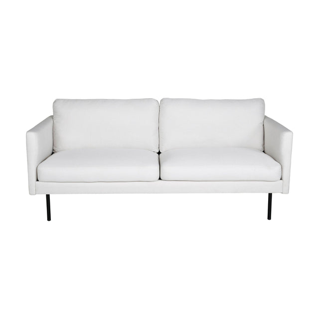 Zoom 2-Sitzer Sofa - Schwarz / Hellbeige Stoff - ZEN ZONE Furniture