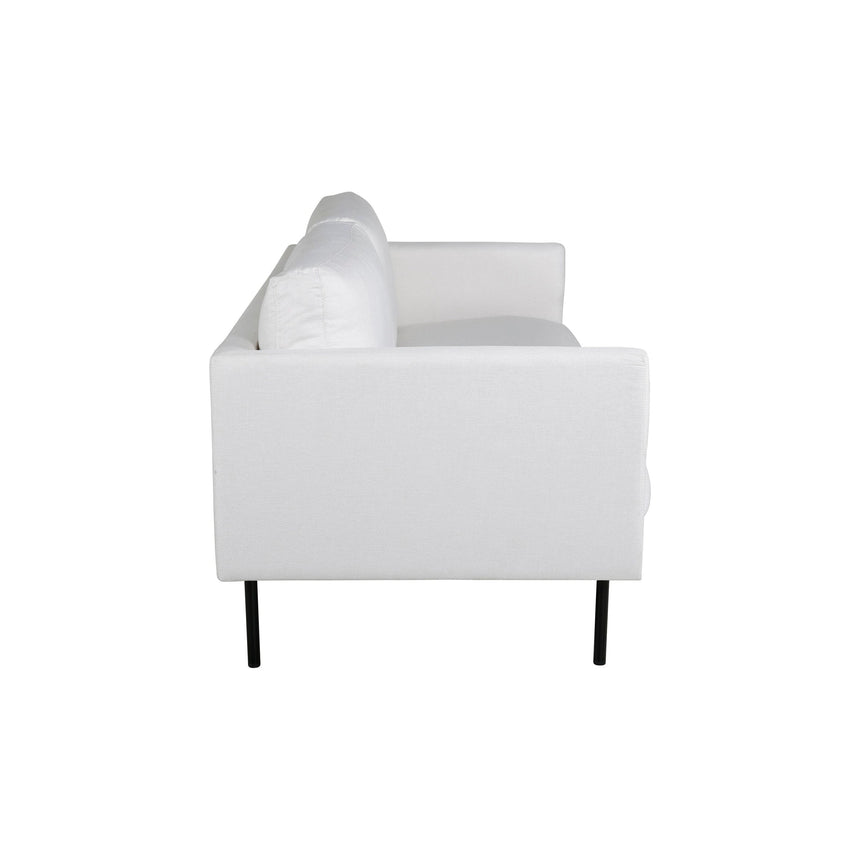 Zoom 2-Sitzer Sofa - Schwarz / Hellbeige Stoff - ZEN ZONE Furniture