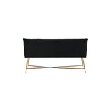 Petra Sofa - Distressed Copper / Schwarzer Samt - ZEN ZONE Furniture