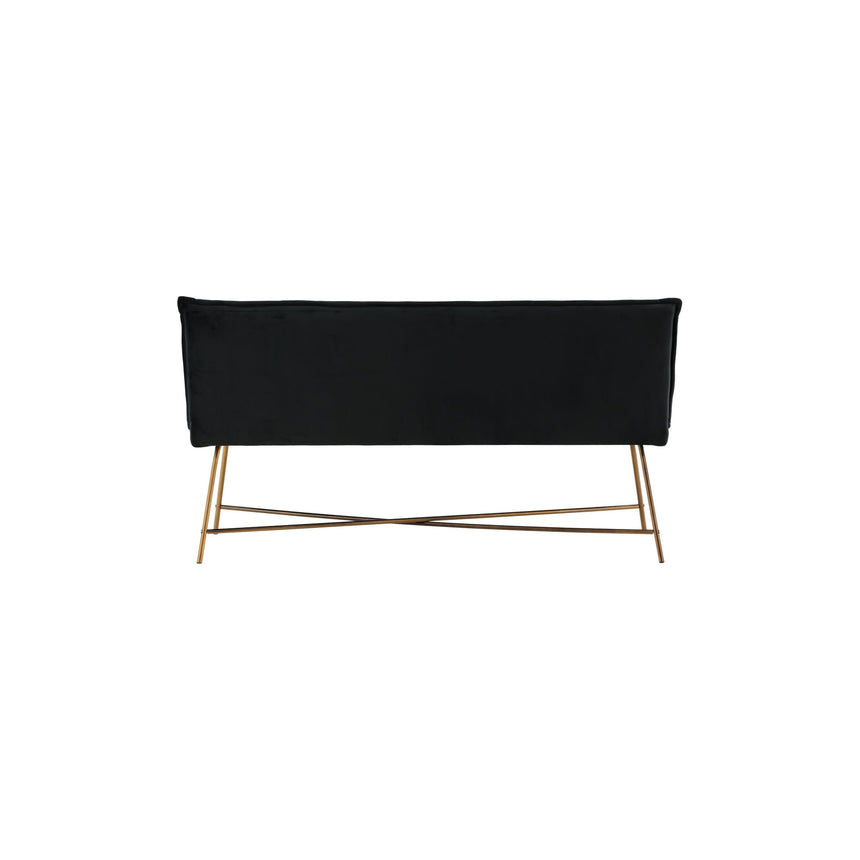 Petra Sofa - Distressed Copper / Schwarzer Samt - ZEN ZONE Furniture