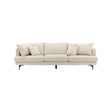 Sofia 3-Sitzer Sofa - Schwarz / Beige Kord - ZEN ZONE Furniture