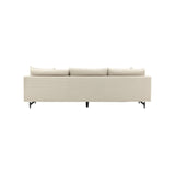 Sofia 3-Sitzer Sofa - Schwarz / Beige Kord - ZEN ZONE Furniture