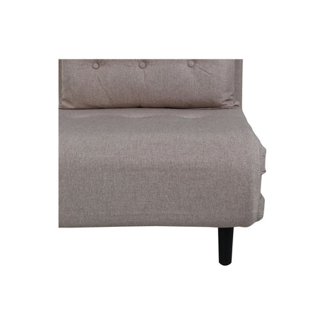 Vicky Klappbett Einzel - Schwarz / Brauner Stoff - ZEN ZONE Furniture