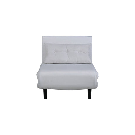 Vicky Klappbett Einzel - Schwarz / Hellbeige Stoff - ZEN ZONE Furniture