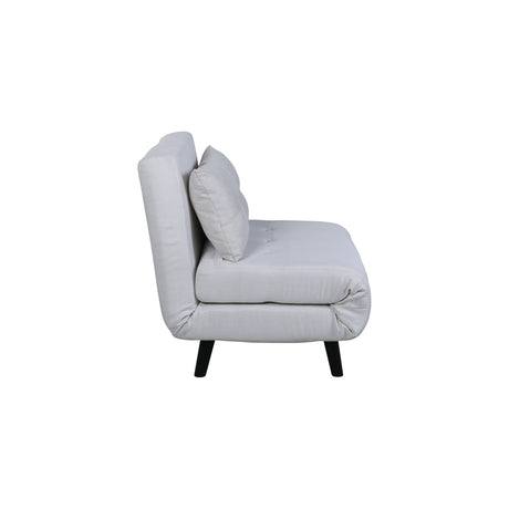 Vicky Klappbett Einzel - Schwarz / Hellbeige Stoff - ZEN ZONE Furniture