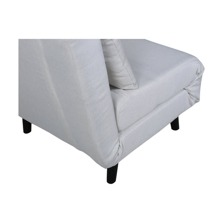 Vicky Klappbett Einzel - Schwarz / Hellbeige Stoff - ZEN ZONE Furniture