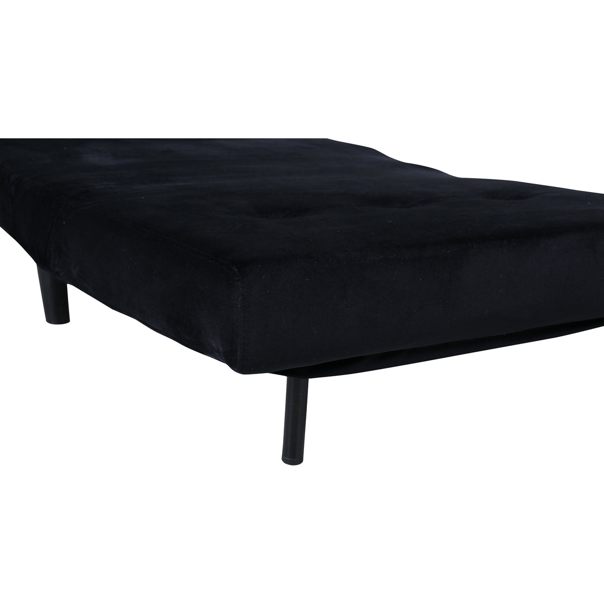 Vicky Klappbett Einzel - Schwarz / Schwarzer Samt - ZEN ZONE Furniture