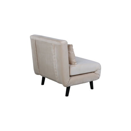 Vicky Klappbett Einzel - Schwarz / Beige Samt - ZEN ZONE Furniture