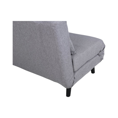 Vicky Doppel Klappbett - Schwarz / Stahlgrauer Stoff - ZEN ZONE Furniture