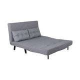 Vicky Doppel Klappbett - Schwarz / Stahlgrauer Stoff - ZEN ZONE Furniture