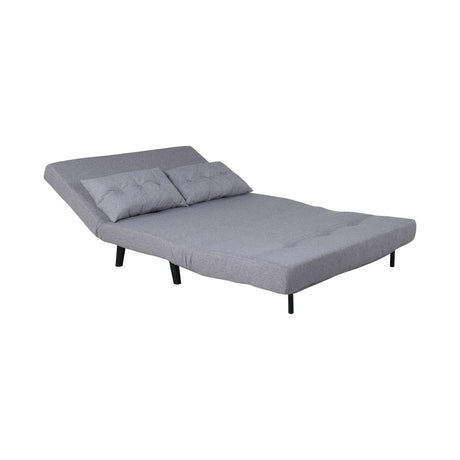 Vicky Doppel Klappbett - Schwarz / Stahlgrauer Stoff - ZEN ZONE Furniture