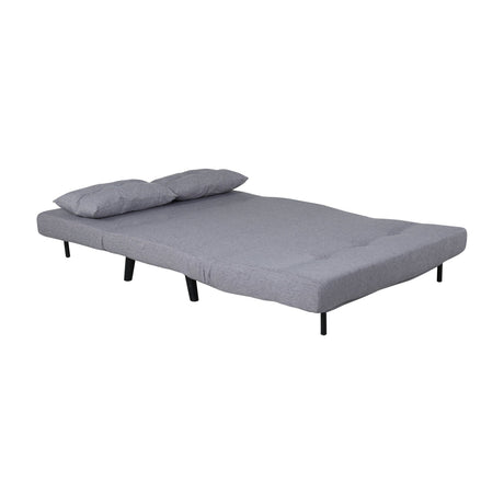 Vicky Doppel Klappbett - Schwarz / Stahlgrauer Stoff - ZEN ZONE Furniture