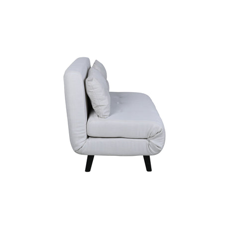 Vicky Klappbett Double - Schwarz / Hellbeige Stoff - ZEN ZONE Furniture