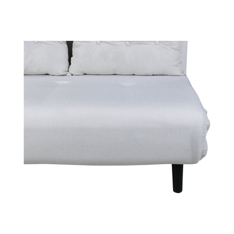 Vicky Klappbett Double - Schwarz / Hellbeige Stoff - ZEN ZONE Furniture