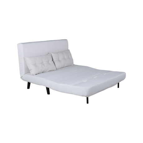 Vicky Klappbett Double - Schwarz / Hellbeige Stoff - ZEN ZONE Furniture