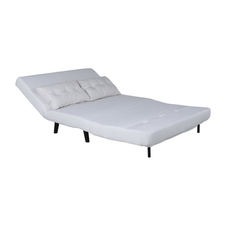 Vicky Klappbett Double - Schwarz / Hellbeige Stoff - ZEN ZONE Furniture