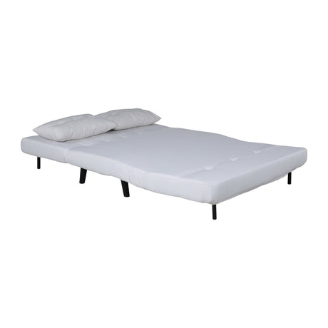 Vicky Klappbett Double - Schwarz / Hellbeige Stoff - ZEN ZONE Furniture
