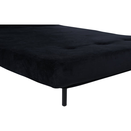 Vicky Doppel Klappbett - Schwarz / Schwarzer Samt - ZEN ZONE Furniture